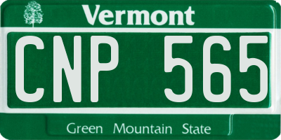 VT license plate CNP565