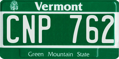 VT license plate CNP762