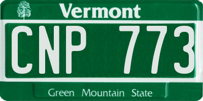 VT license plate CNP773