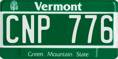VT license plate CNP776