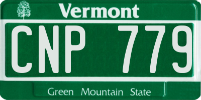 VT license plate CNP779
