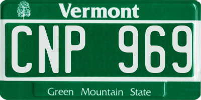 VT license plate CNP969