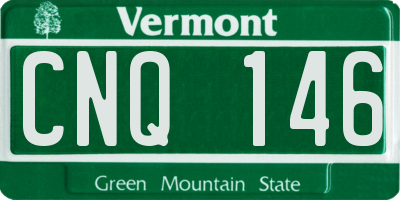 VT license plate CNQ146