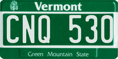 VT license plate CNQ530