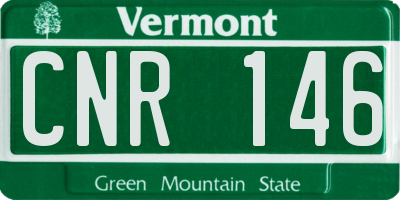 VT license plate CNR146