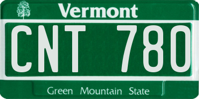 VT license plate CNT780