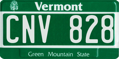 VT license plate CNV828