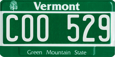 VT license plate COO529