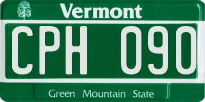 VT license plate CPH090