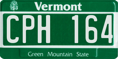 VT license plate CPH164