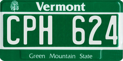 VT license plate CPH624