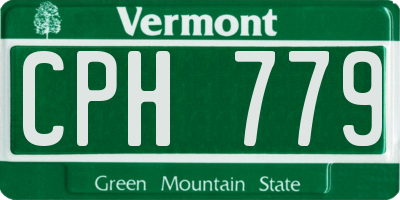 VT license plate CPH779