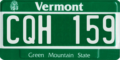 VT license plate CQH159