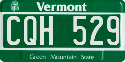 VT license plate CQH529