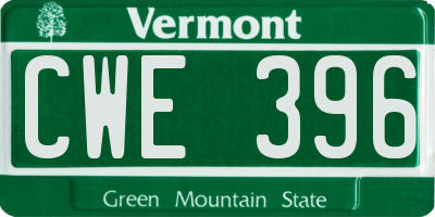 VT license plate CWE396