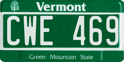 VT license plate CWE469