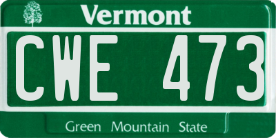 VT license plate CWE473