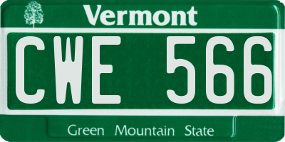 VT license plate CWE566