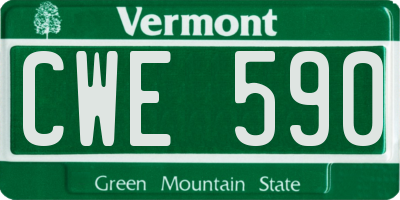 VT license plate CWE590