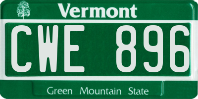 VT license plate CWE896