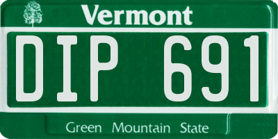 VT license plate DIP691