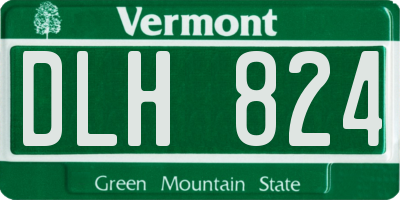 VT license plate DLH824