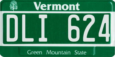 VT license plate DLI624
