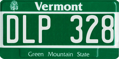 VT license plate DLP328
