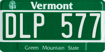 VT license plate DLP577