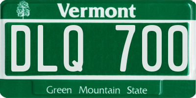VT license plate DLQ700
