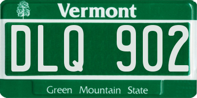 VT license plate DLQ902