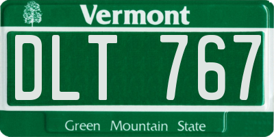 VT license plate DLT767
