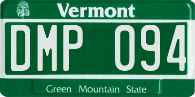 VT license plate DMP094
