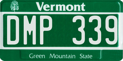 VT license plate DMP339