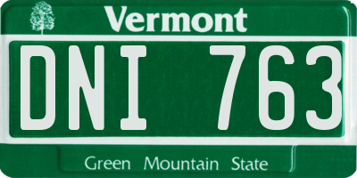 VT license plate DNI763