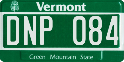 VT license plate DNP084