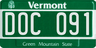 VT license plate DOC091