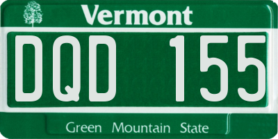 VT license plate DQD155