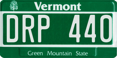 VT license plate DRP440
