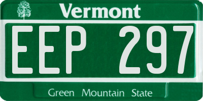 VT license plate EEP297