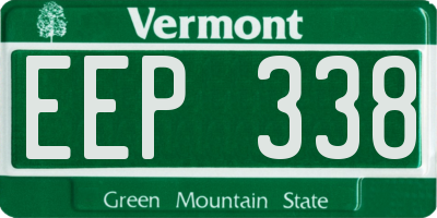 VT license plate EEP338