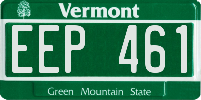 VT license plate EEP461