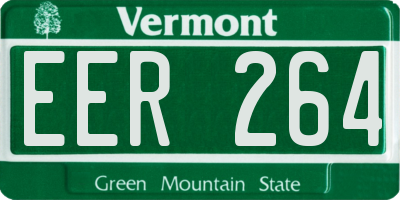 VT license plate EER264