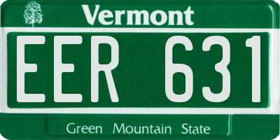 VT license plate EER631