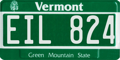 VT license plate EIL824