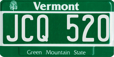 VT license plate JCQ520