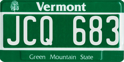 VT license plate JCQ683