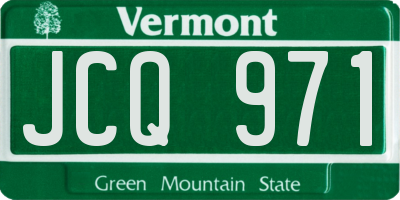 VT license plate JCQ971