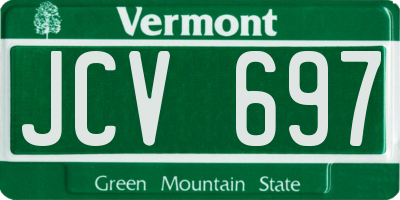 VT license plate JCV697