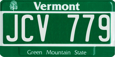 VT license plate JCV779